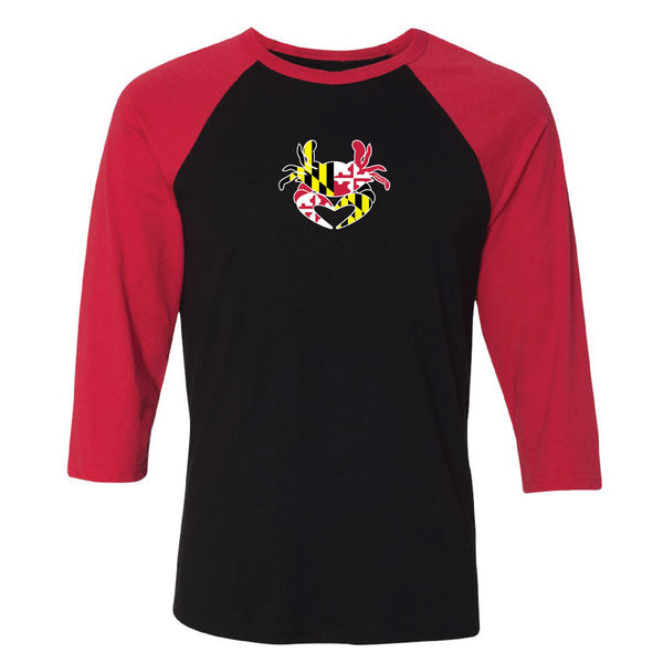 The Maryland Crab T-Shirt | Unisex Fit 3/4 Sleeve